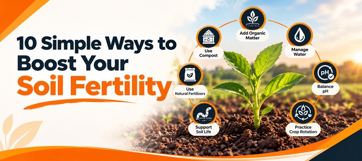 10 Simple Ways to Boost Your Soil Fertility