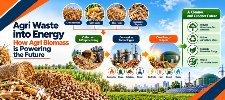Agri Waste into Energy: How Agri Biomass is Powering the Future
