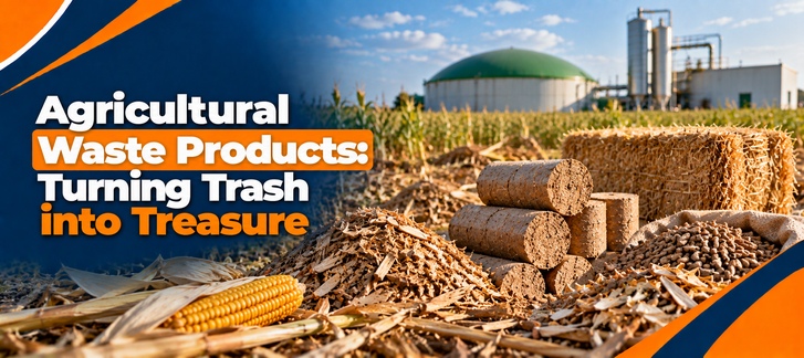 Agricultural Waste Products – Turning Trash into Treasure