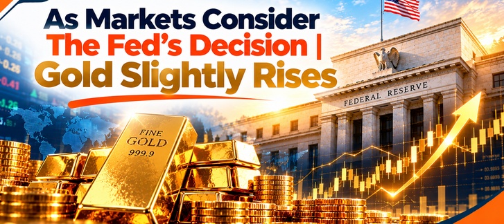 As Markets Consider The Fed's Decision | Gold Slightly Rises