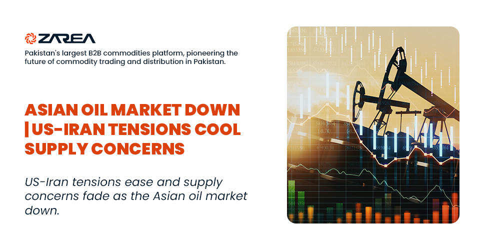Asian Oil Market Down | US-Iran Tensions Cool Supply Concerns