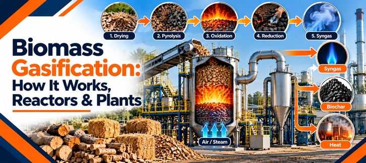 Biomass Gasification: How It Works, Reactors & Plants