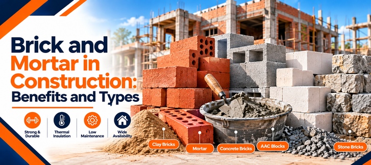 Brick and Mortar in Construction | Benefits and Types