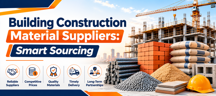 Building Construction Material Suppliers: Smart Sourcing
