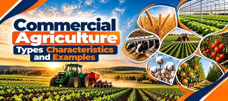Commercial Agriculture Types Characteristics and Examples