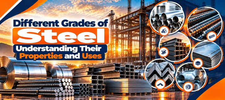 Different Grades of Steel – Understanding Their Properties & Uses