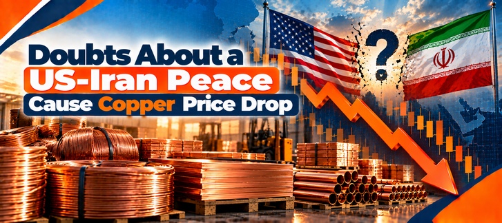 Doubts about a US-Iran peace cause Copper Price drop