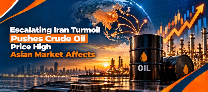 Escalating Iran Turmoil Pushes Crude Oil Price High | Asian Market affects