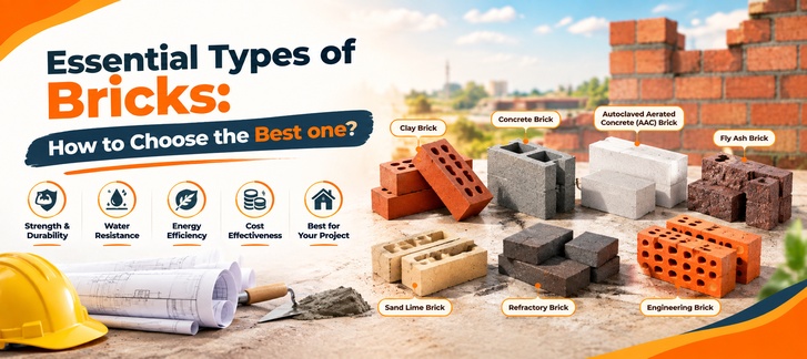 Essential Types of Bricks: How to Choose the Best one?