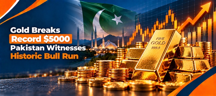 Gold Breaks Record $5,000 | Pakistan Witnesses Historic Bull Run