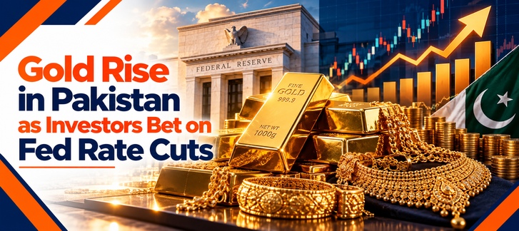 Gold Rise in Pakistan as Investors Bet on Fed Rate Cuts