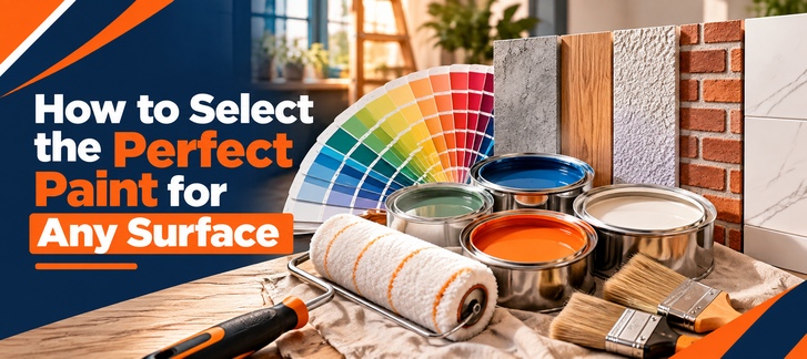 How to Select the Perfect Paint for Any Surface