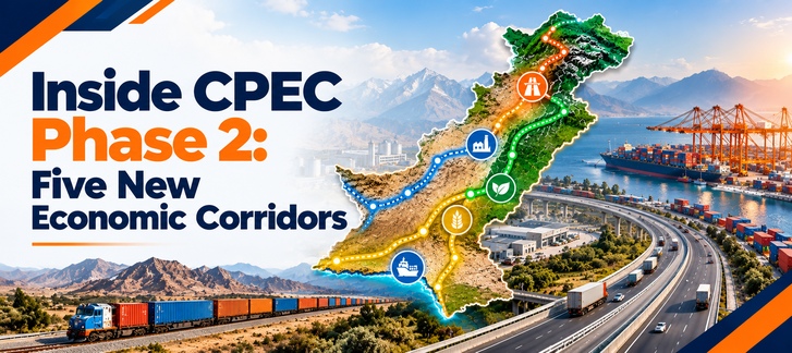 Inside CPEC Phase 2: Five New Economic Corridors