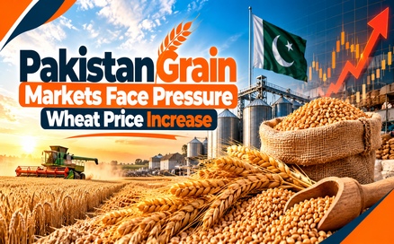 Pakistan Grain Markets Face Pressure | Wheat Price Increase