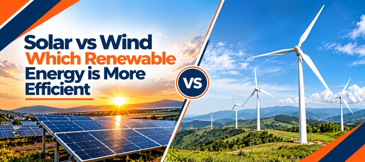 Solar vs Wind – Which Renewable Energy is More Efficient?