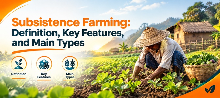 Subsistence Farming: Definition, Key Features, and Main Types