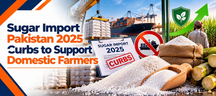 Sugar Import Pakistan 2025 Curbs to Support Domestic Farmers
