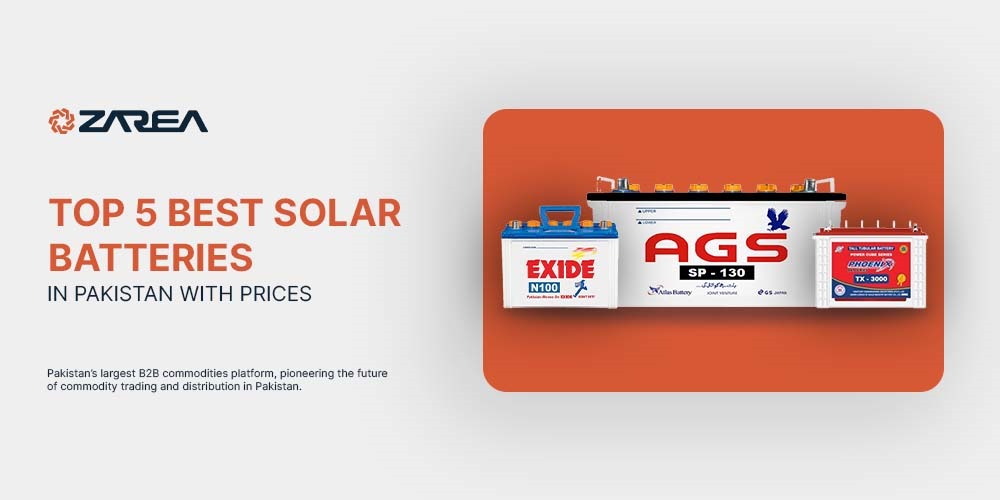 Top 5 Best Solar Batteries in Pakistan with Prices
