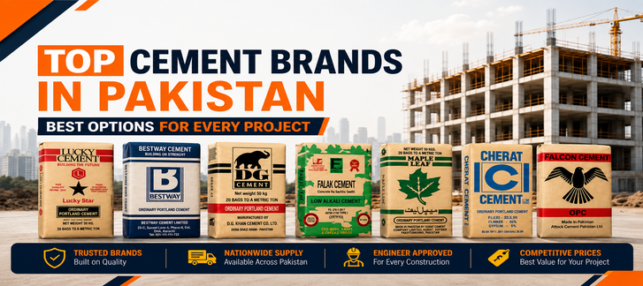 Top Cement Brands in Pakistan: Best Options for Every Project