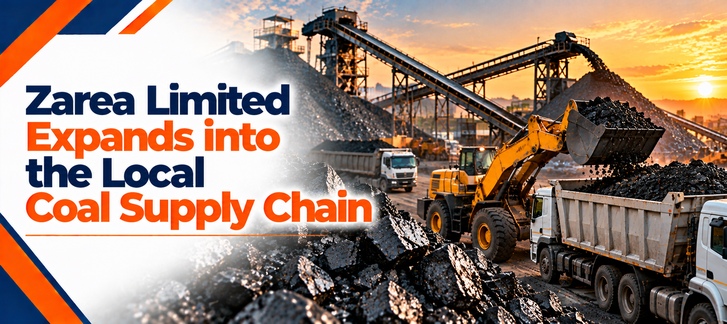 Zarea Limited Expands into The  Local Coal Supply Chain
