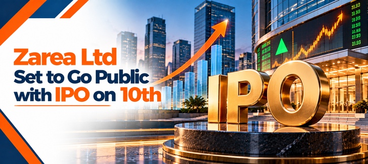 Zarea Ltd set to go public with IPO on 10th