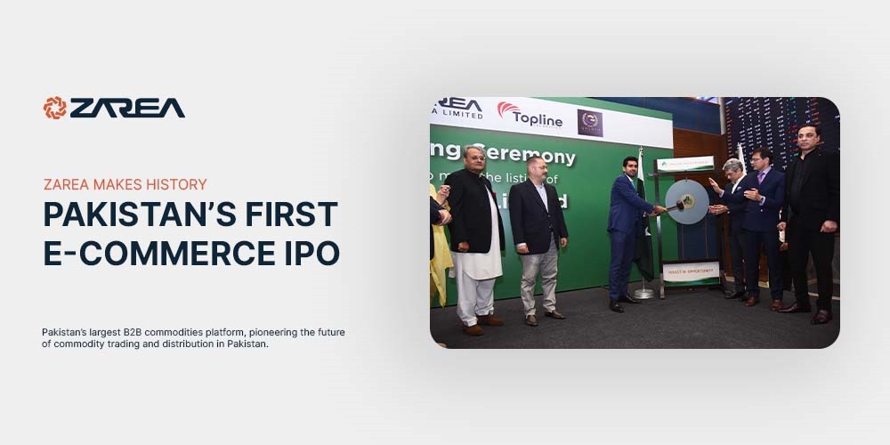 Zarea’s Gong Ceremony at PSX: Pakistan’s First E-Commerce IPO